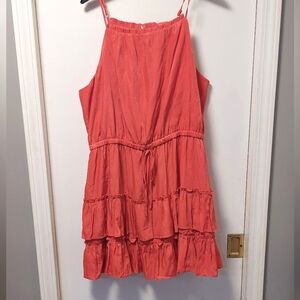 NWT BAR III Spaghetti Strap Summer Tiered Ruffle Dress